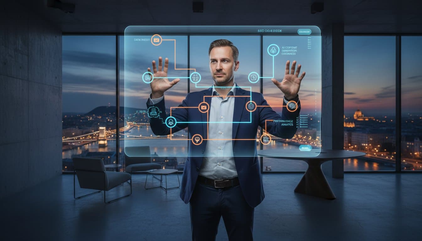 AI tartalomgyár felépítése n8n automatizációval: Nem tartalomgyártás, hanem növekedési architektúra