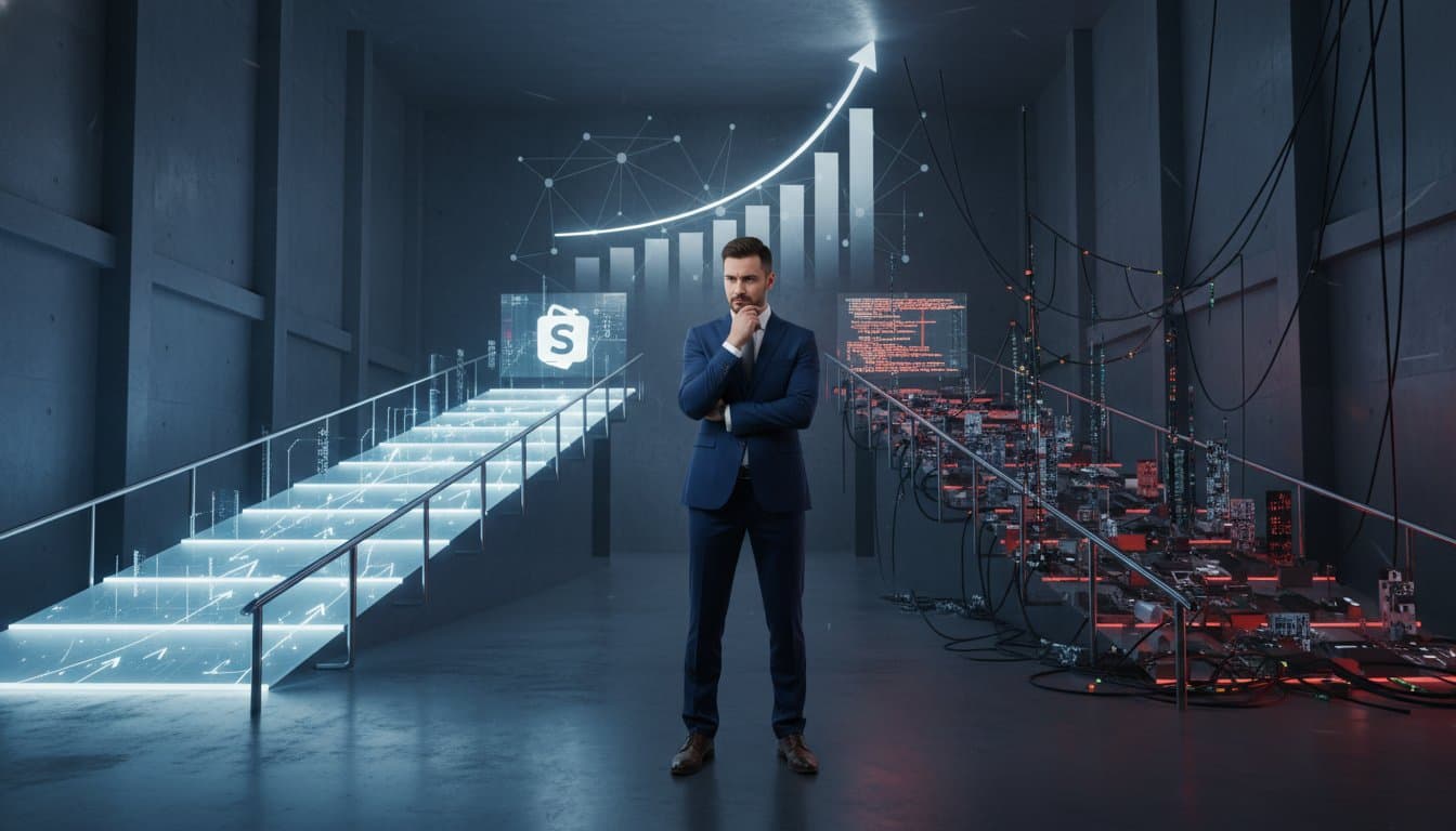 Shopify vs egyedi fejlesztés: Melyik skálázza a bevételedet 2026-ban?